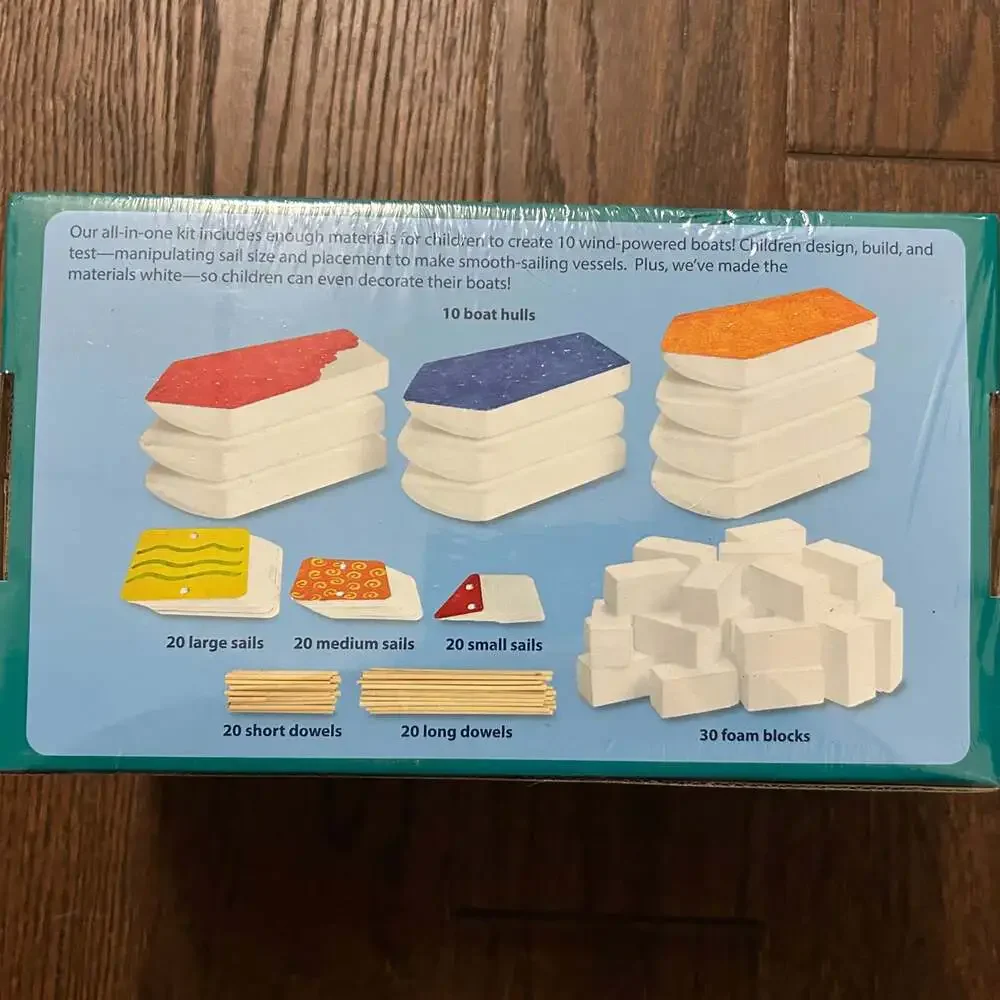 Lakeshore Design & Play STEAM Kit Boats Building Engineering Set